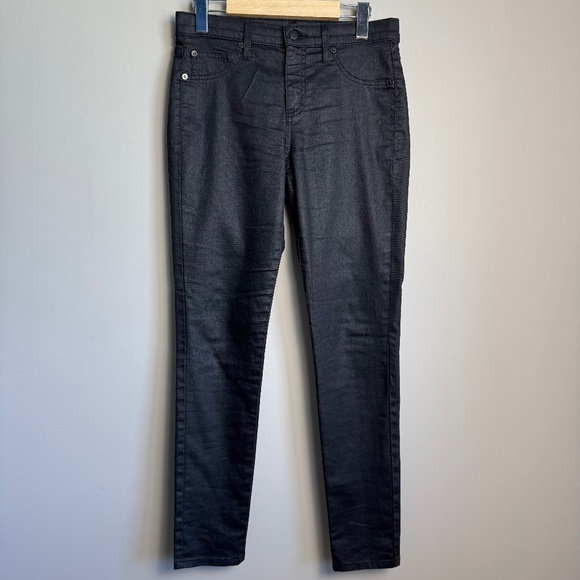 Iris‎ Setlakwe Ultra-Lightweight Stretchy Denim Pants Black 28 Festival Preppy - Picture 1 of 13